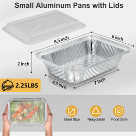 Takeout Lideropa pans with clear lids ready for delivery