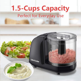 Liebe&Lecker vegetable chopper delivers sharp, even cuts for fresh salads.