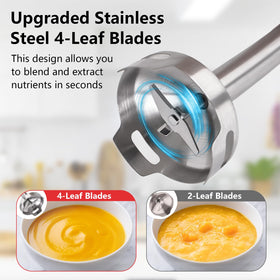 Liebe&Lecker cordless blender with USB-C fast charging for quick refills.