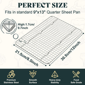 LIEMAND cooling rack oven-safe label visible for roasting confidence