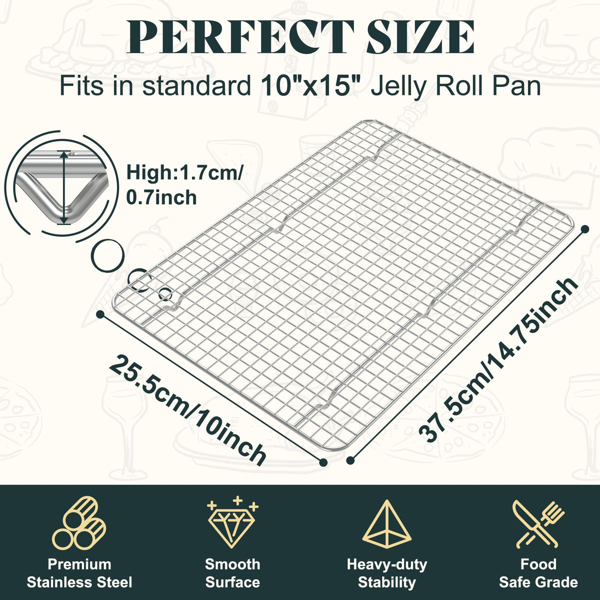 LIEMAND heavy-duty stainless steel rack showing durable construction.
