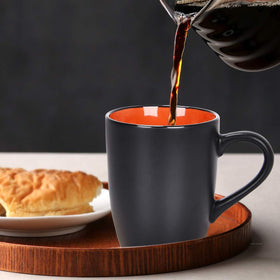Lifecapido 16oz mug side handle view, comfortable daily grip.