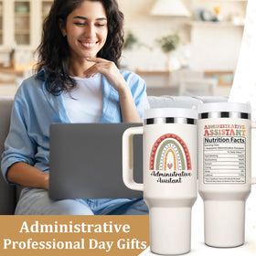 Lifecapido admin assistant gift 40oz tumbler ideal for office and meetings