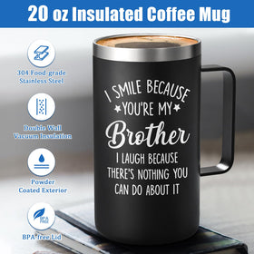 Lifecapido insulated mug keeps coffee hot longer, ideal for chilly mornings.