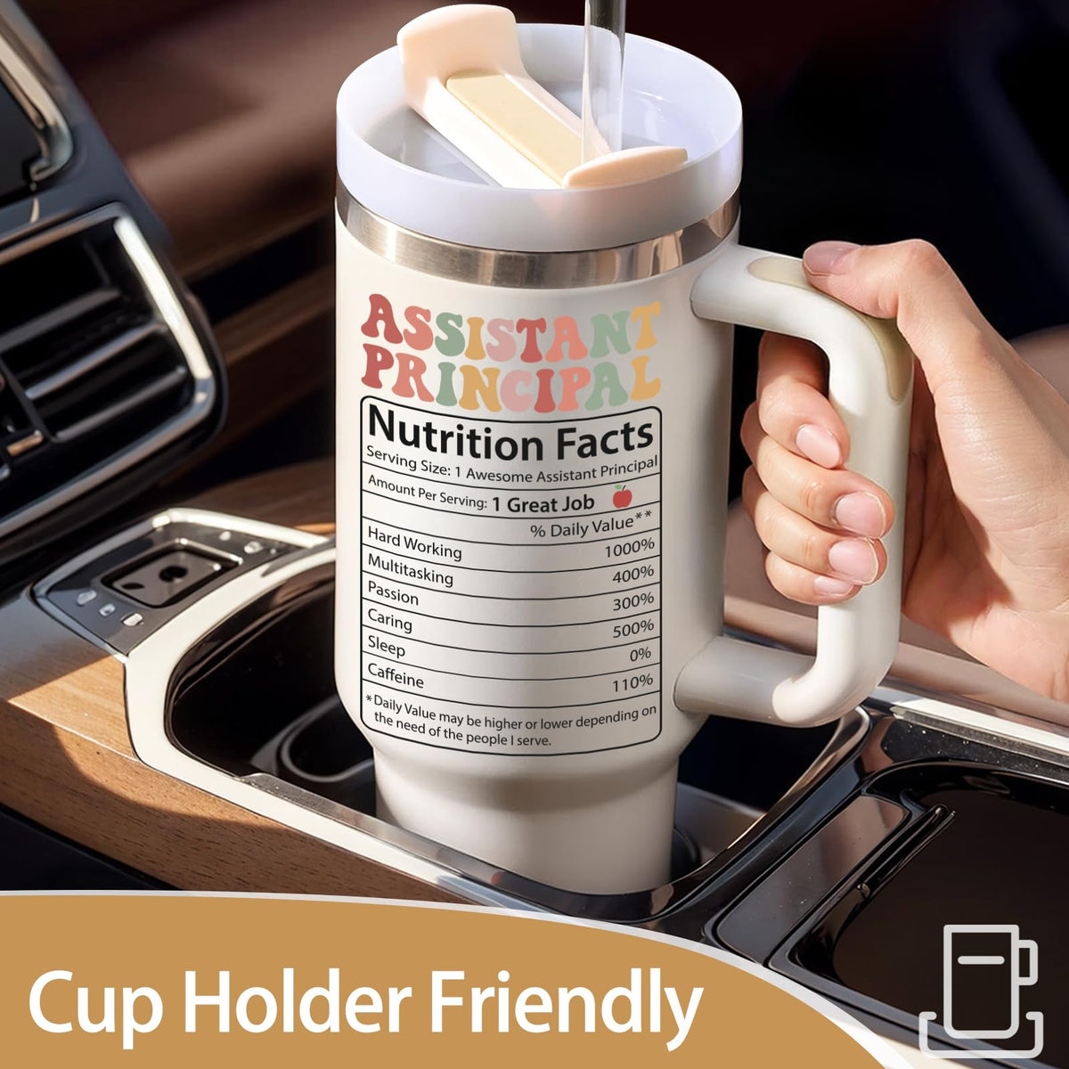 Lifecapido cream-colored tumbler adds understated elegance to daily routines.