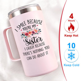 Lifecapido 20oz mug shown in gym or outdoor workout setting.