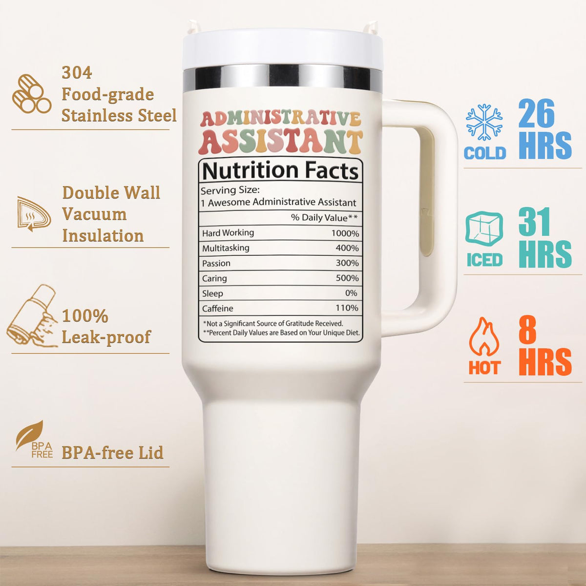 Lifecapido stainless steel 304 40oz tumbler preserves flavor and temperature