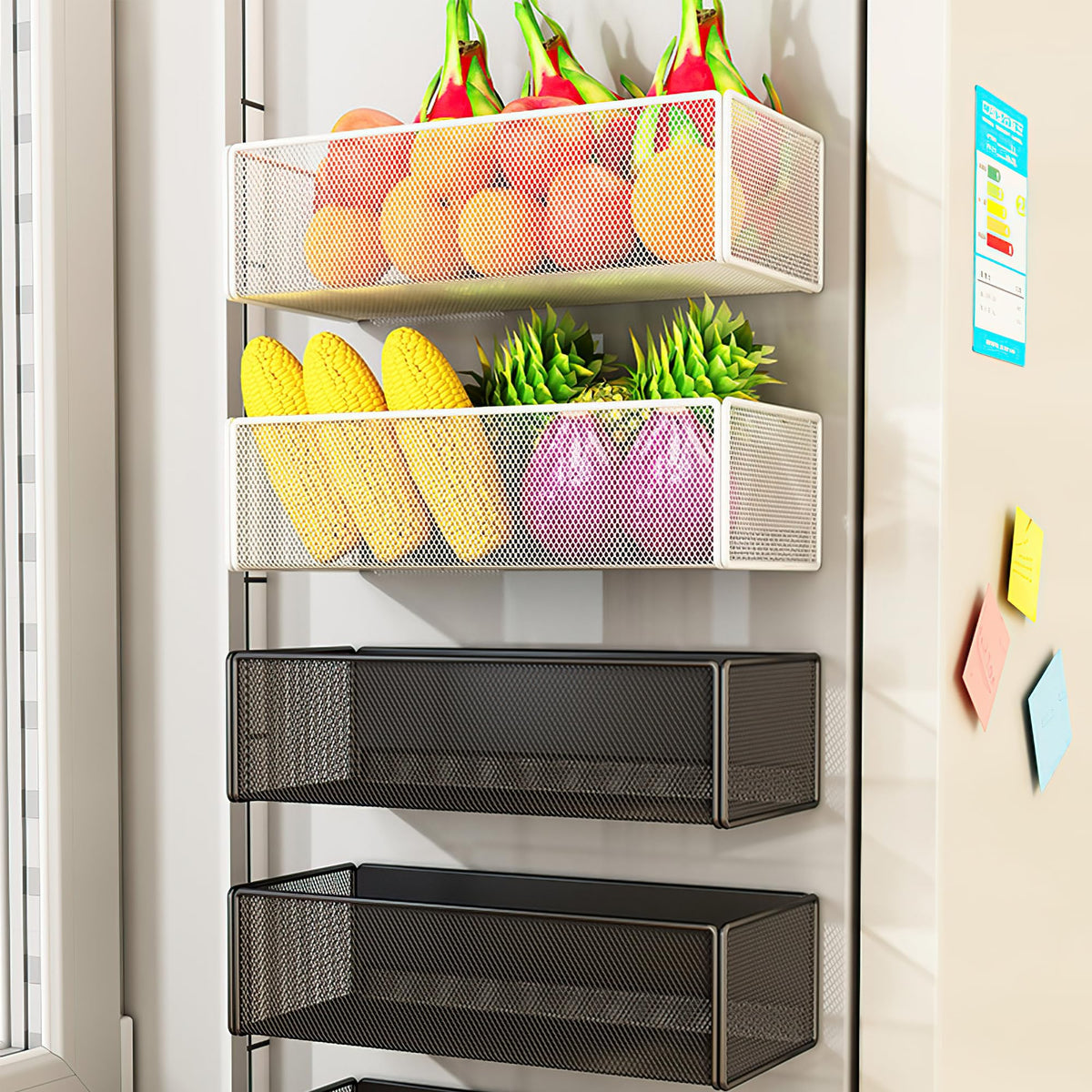 LIFEFAN whiteboard bin holds small items within reach.