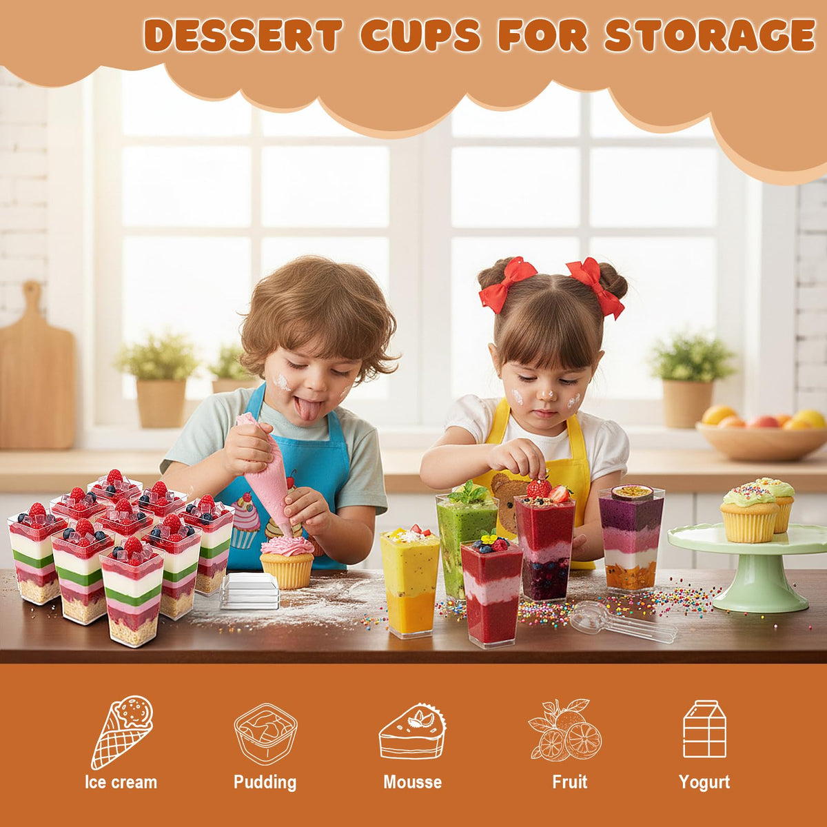 LifeIdeas included spoons designed for safe, easy serving with cups.