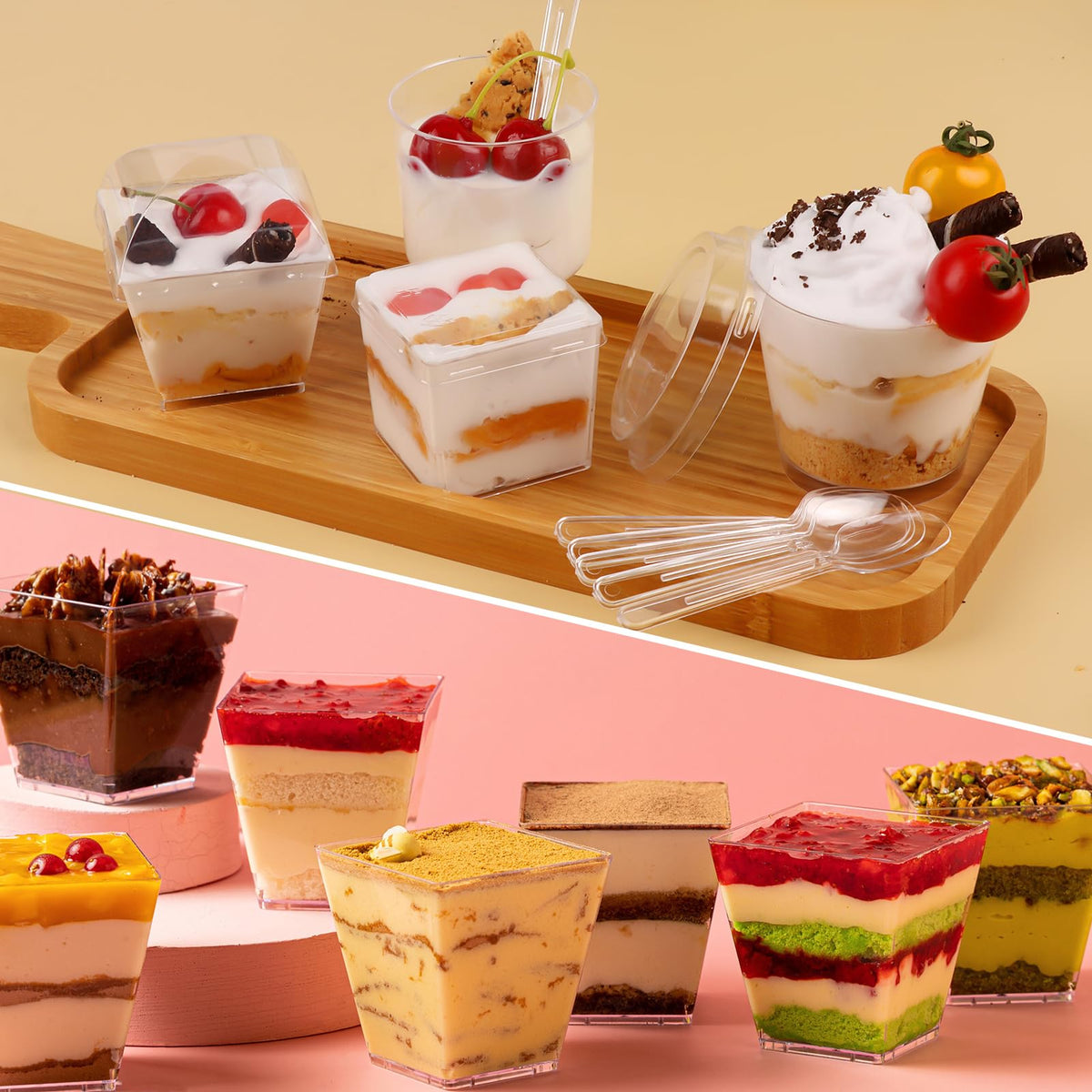 LifeIdeas party cups for catering, picnics, and desserts