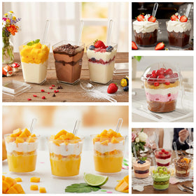 LifeIdeas dessert cups suit weddings and parties as stylish photo props.
