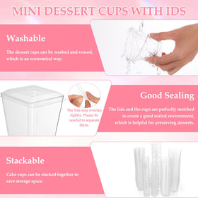 LifeisLuck parfait display showcases colorful desserts beautifully