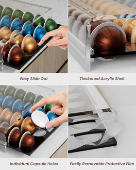 LifeMoreasy no-install drawer slides into rails for immediate, tidy setup.