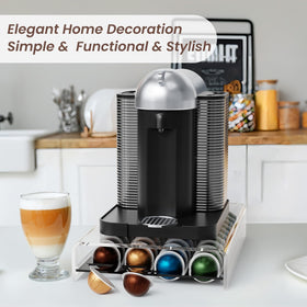 LifeMoreasy transparent acrylic finish adds a sleek, crystal-like look on any kitchen.
