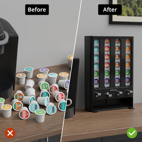 LifeMoreasy vend-and-go system shown for efficient coffee routines.