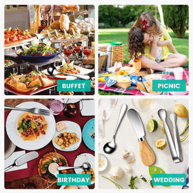 LifeMusican cocktail picks enhance presentation for appetizers.