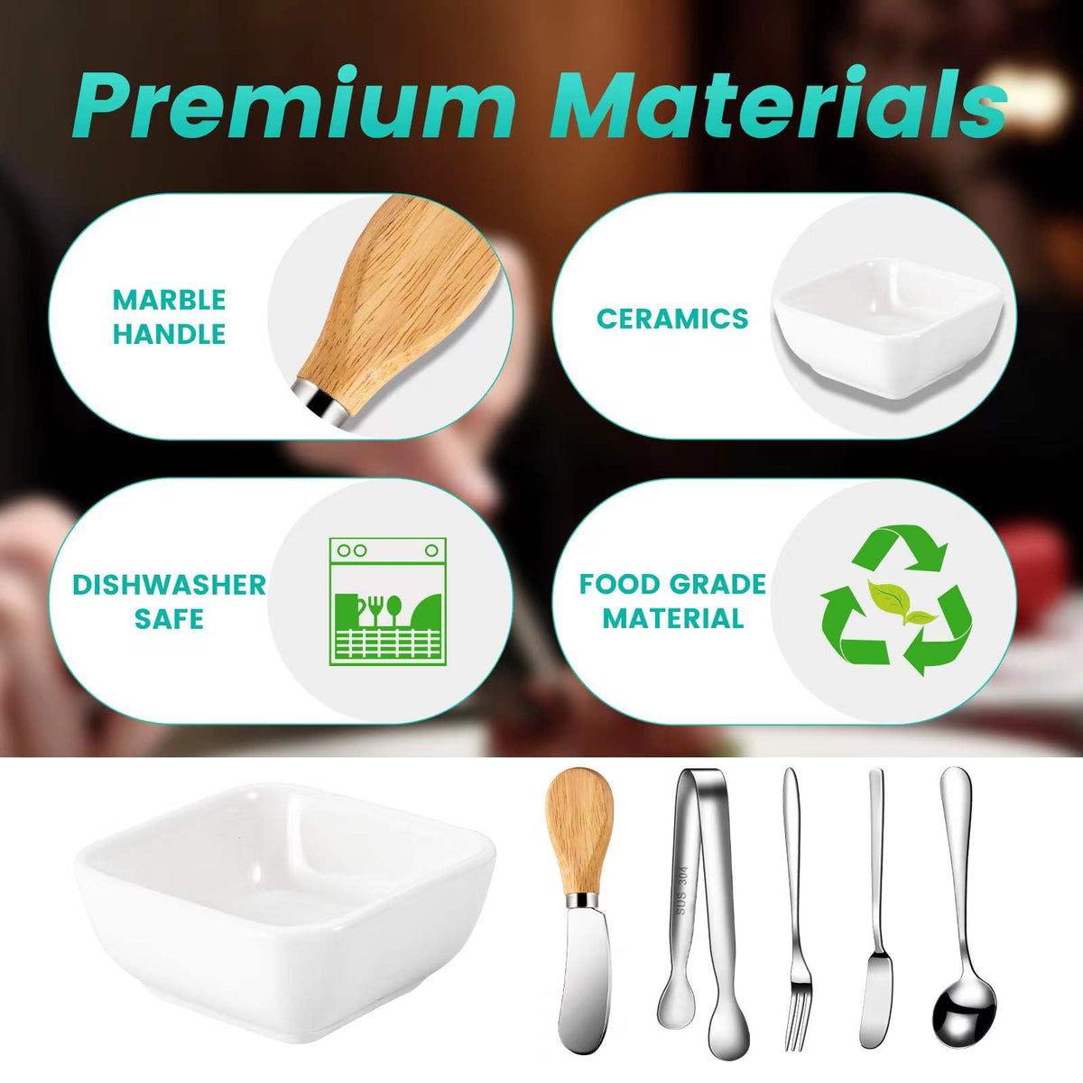 LifeMusican mini forks support tidy tasting of snacks.
