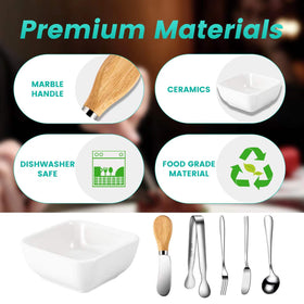 LifeMusican mini forks support tidy tasting of snacks.