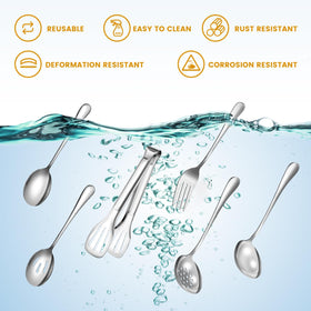LifeMusican slotted spoon for straining while serving festive meals.