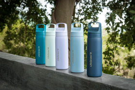 LifeStraw Go packaging highlights eco-friendly travel choice