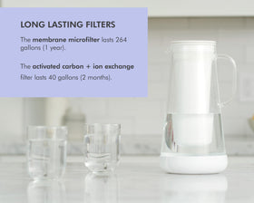 LifeStraw Home pitcher-taste-improvement suggests smoother flavor and better drinking water.