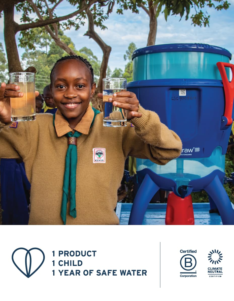 Packaging highlights LifeStraw Home Made in USA craftsmanship and durability.