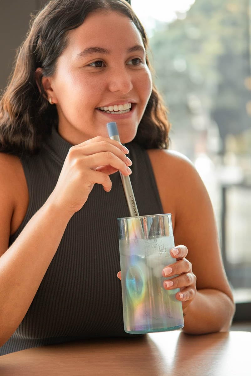 LifeStraw Sip silicone mouthpiece offers comfortable, hygienic drinking experience.