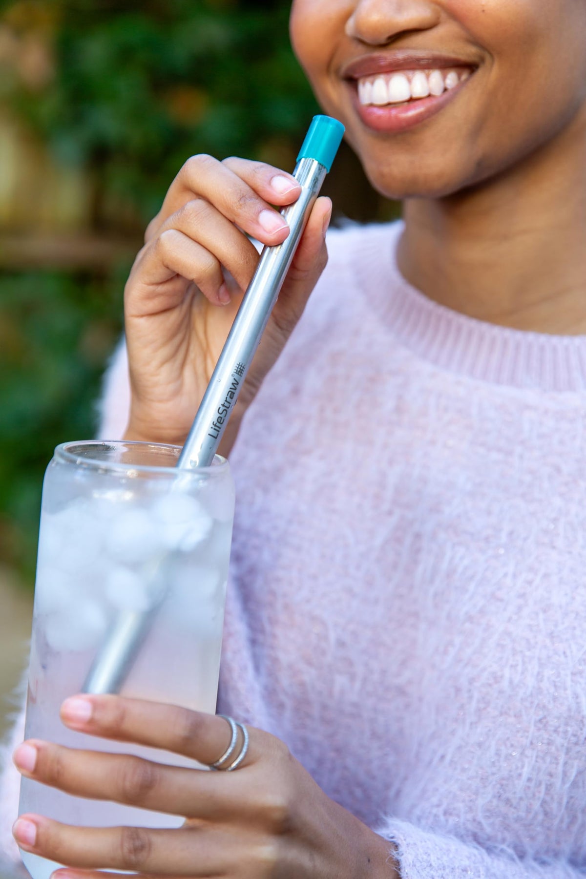 LifeStraw Sip ten-inch straw fits easily in your carry case.