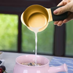 LIFETOWE magnetic gold spoon 1 tbsp with magnetic hold for quick reach.