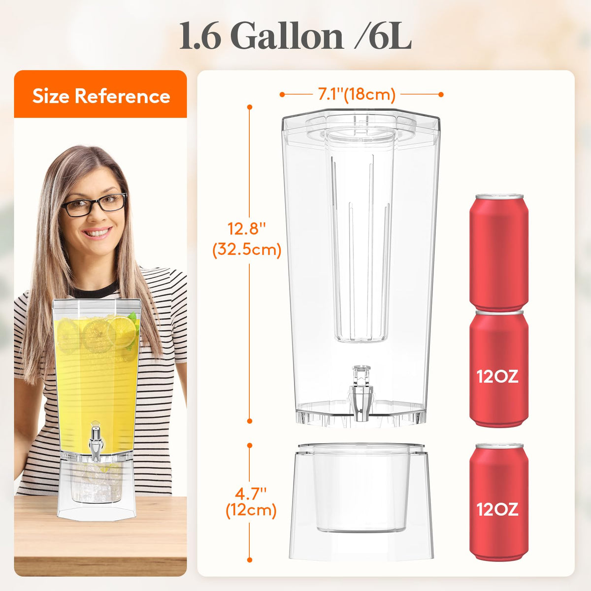 Lifewit 2-pack drink dispensers set ready for gatherings.