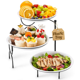 Lifewit 3-tier serving tray dessert display for parties.