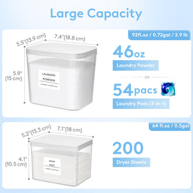 Lifewit all-in-one laundry organizer kit keeps detergents and pods neatly arranged.
