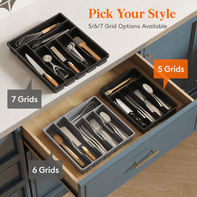 Versatile organizer fits cosmetics, stationery, and small items