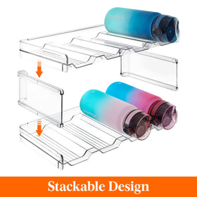 Lifewit bottle rack in refrigerator for cooling drinks