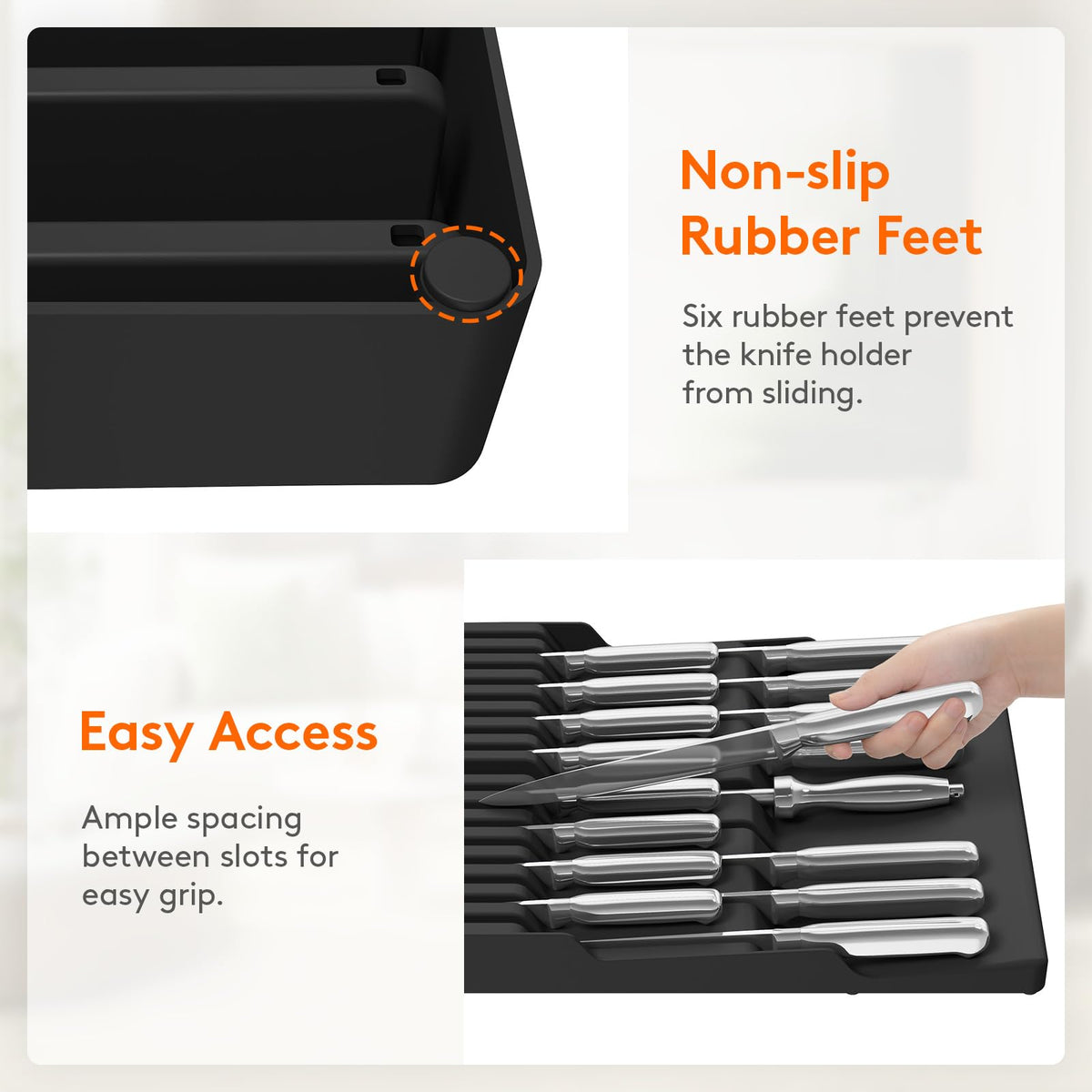 Lifewit BPA-free construction supports long lasting kitchen storage