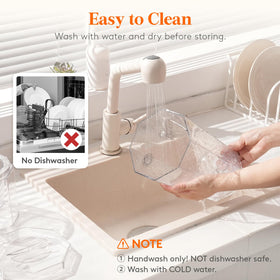 Lifewit BPA-free PET material preserves safe beverage storage.