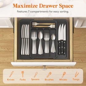 Lifewit buckle design keeps dividers secure during expansion.
