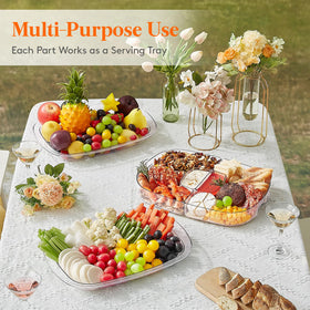 Lifewit chilled serving tray compact dimensions fit countertops and buffets