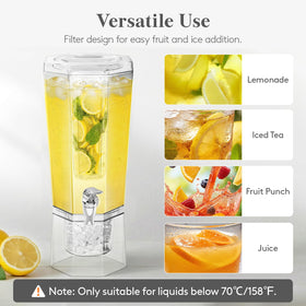 Lifewit detachable ice storage base keeps drinks extra cold.