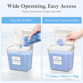 Lifewit detergent container 1.2 gallon with ample space for detergents