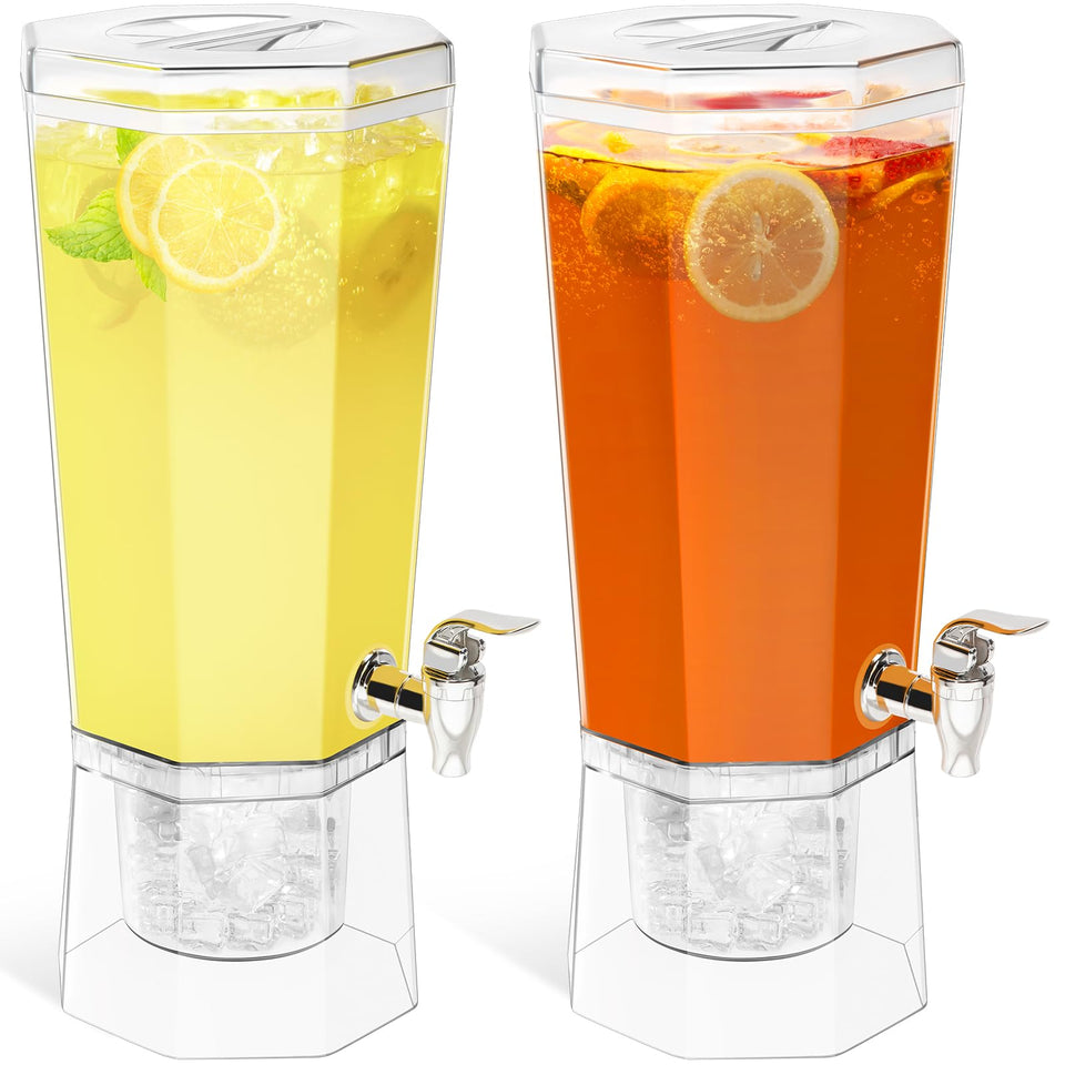 Lifewit two-pack drink dispenser setup for easy party hydration