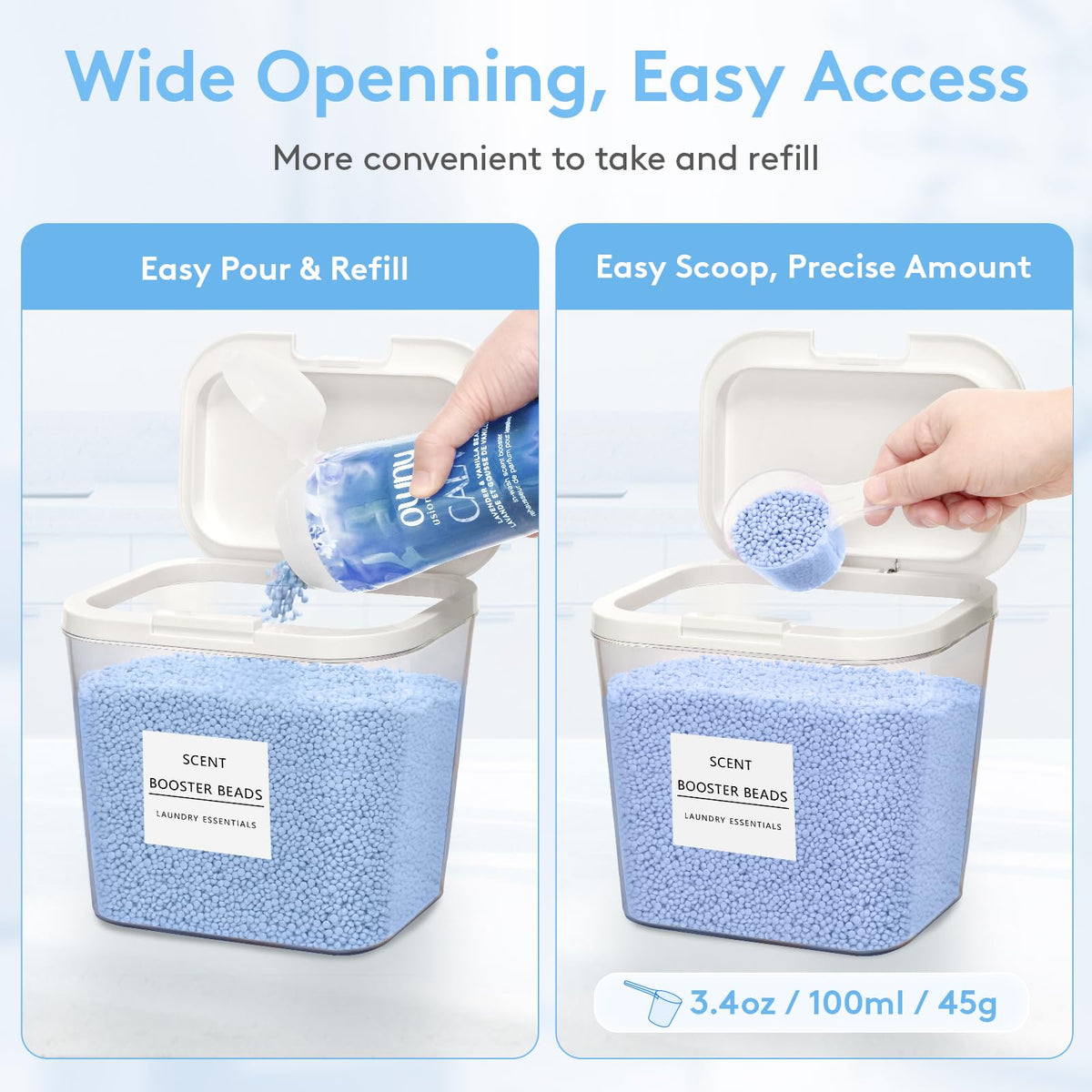 Lifewit dryer sheet holder fits 200 sheets for less frequent replenishment.