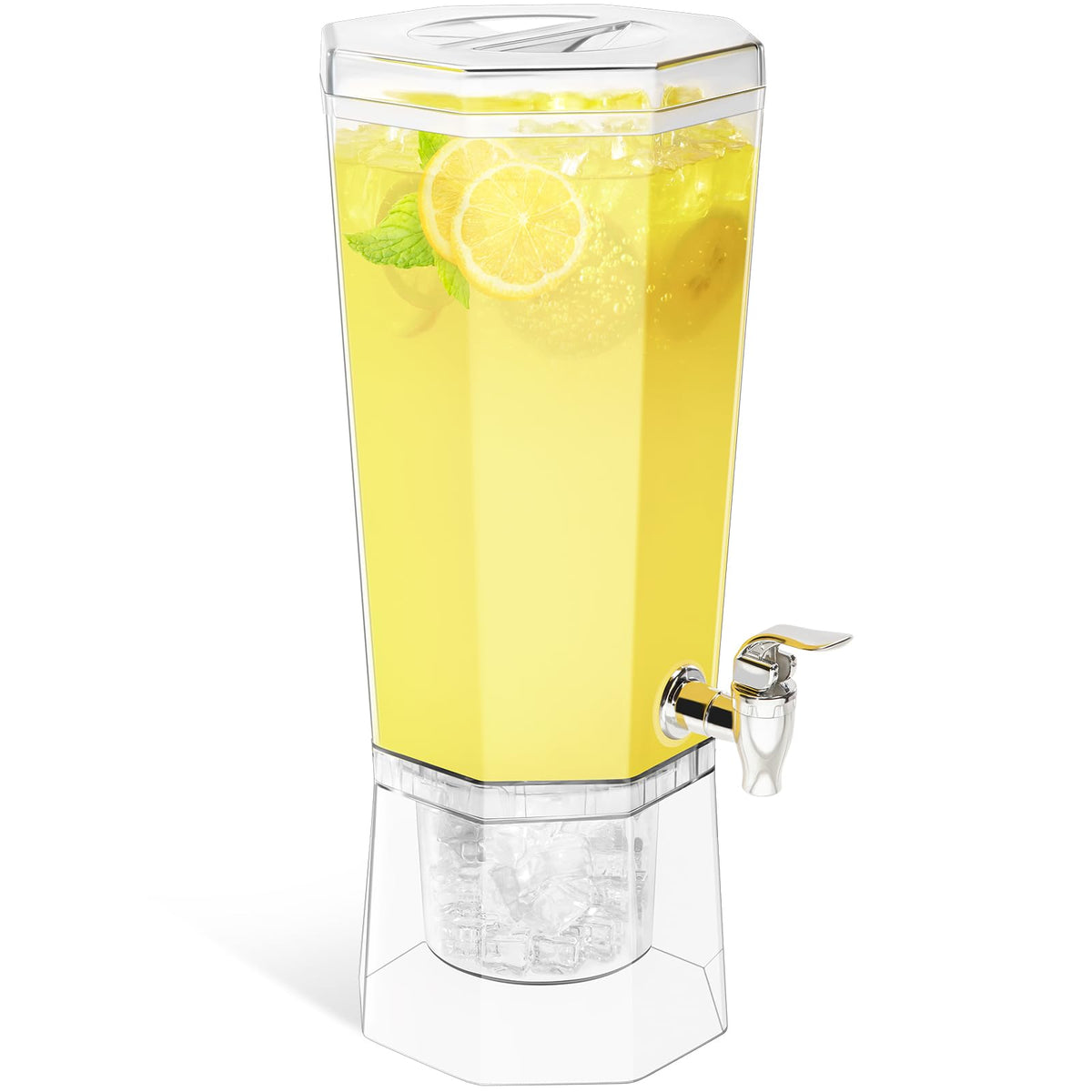 Lifewit dual 1.6-gallon drink dispenser stand for easy party setups.