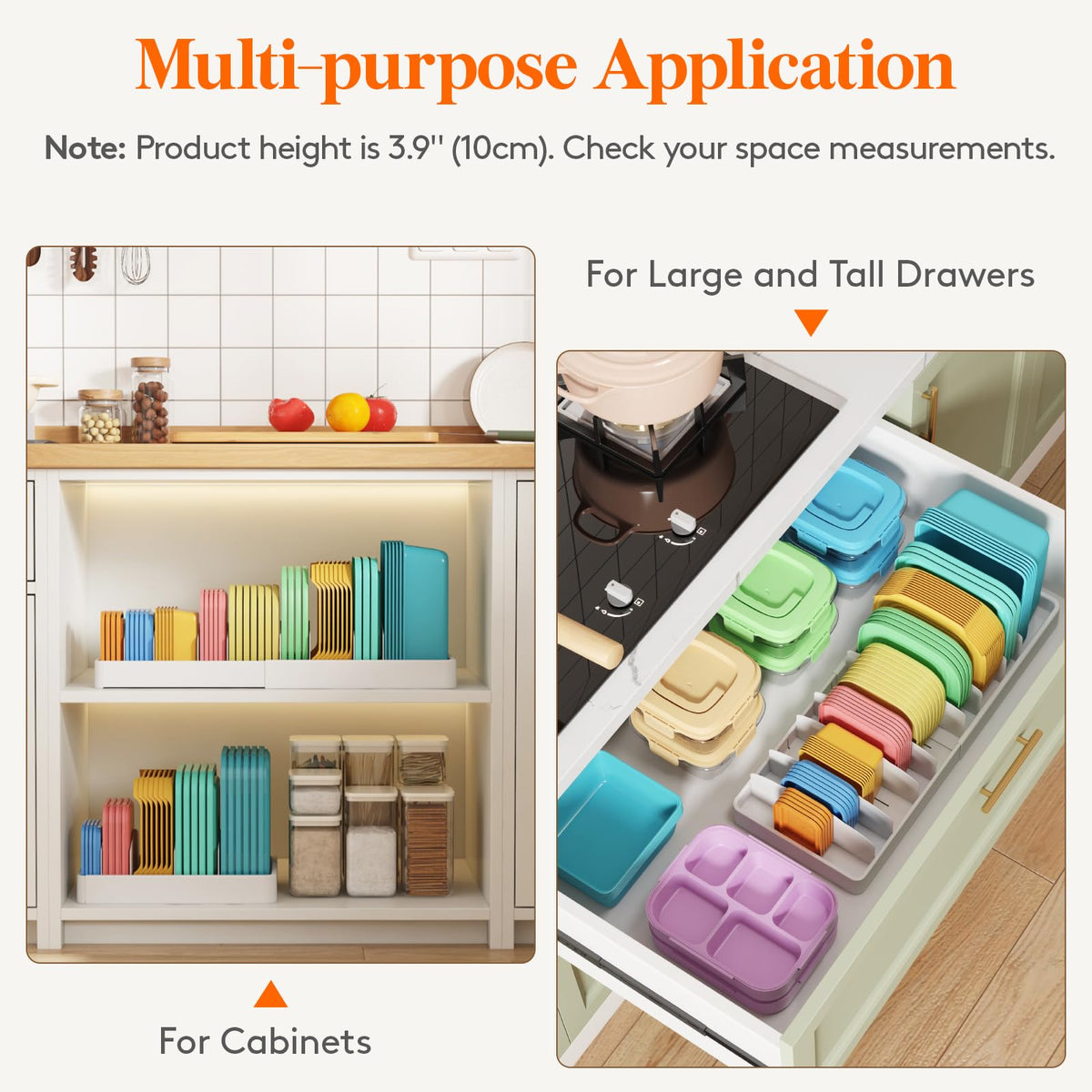 Lifewit durable material designed for long-lasting pantry organization.