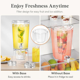 Lifewit durable PET pitcher designed for cold liquids under 70°C.