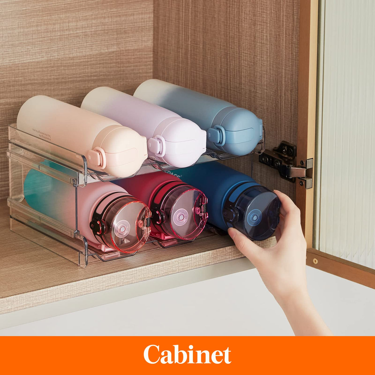 Lifewit durable shatterproof plastic ensures lasting kitchen organization