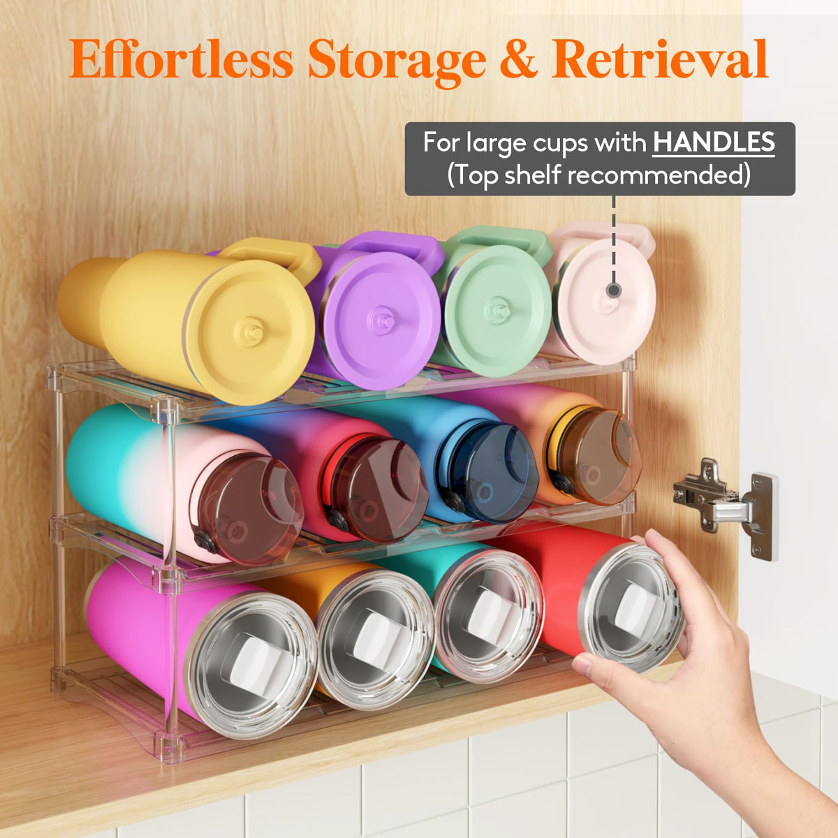Lifewit easy assembly stackable shelves for quick setup and flexible reconfiguration