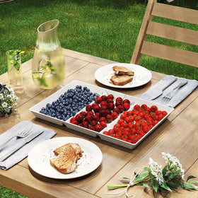 Lifewit easy-clean surface makes quick wipe-downs after serving.