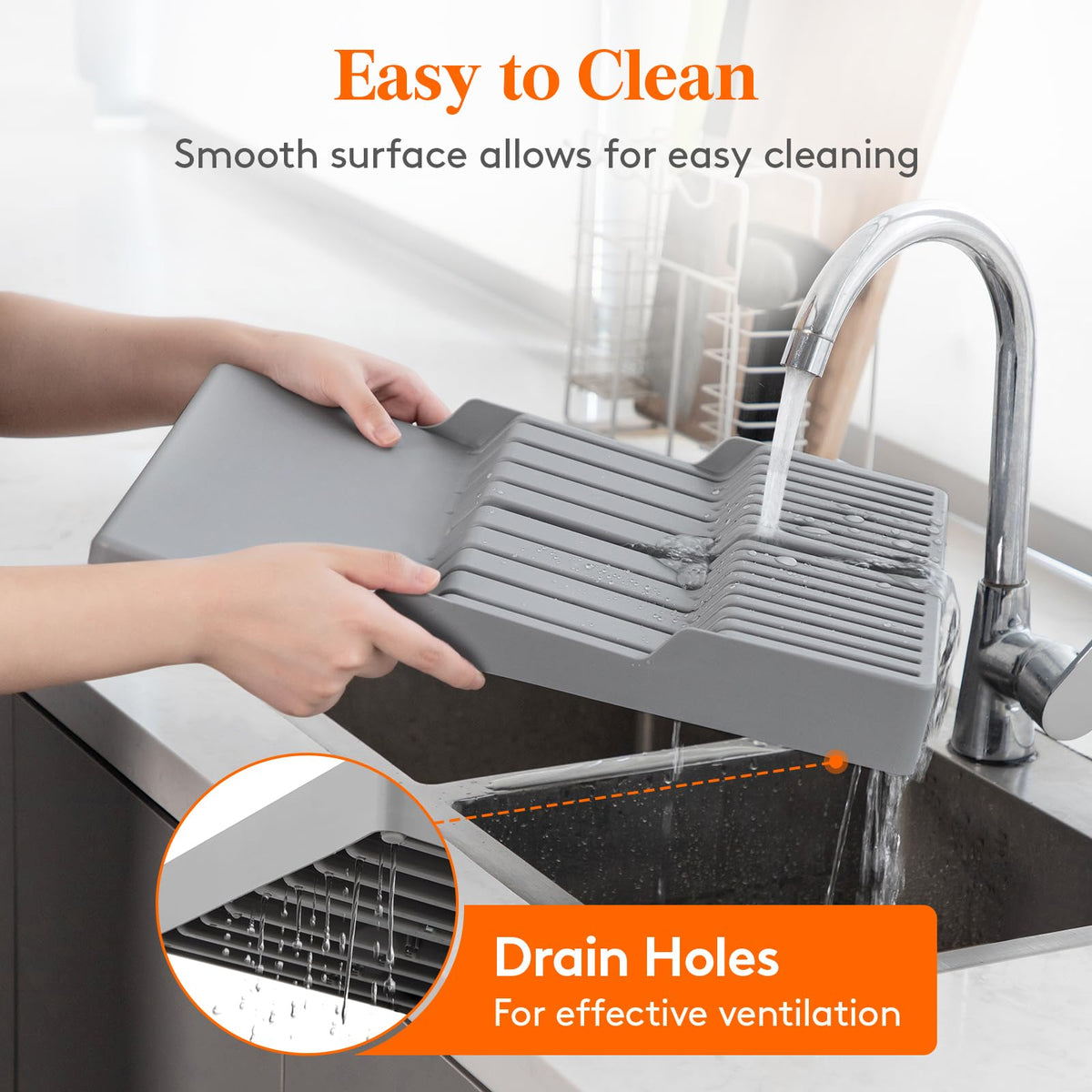 Lifewit easy-clean surface with smooth finish for quick maintenance
