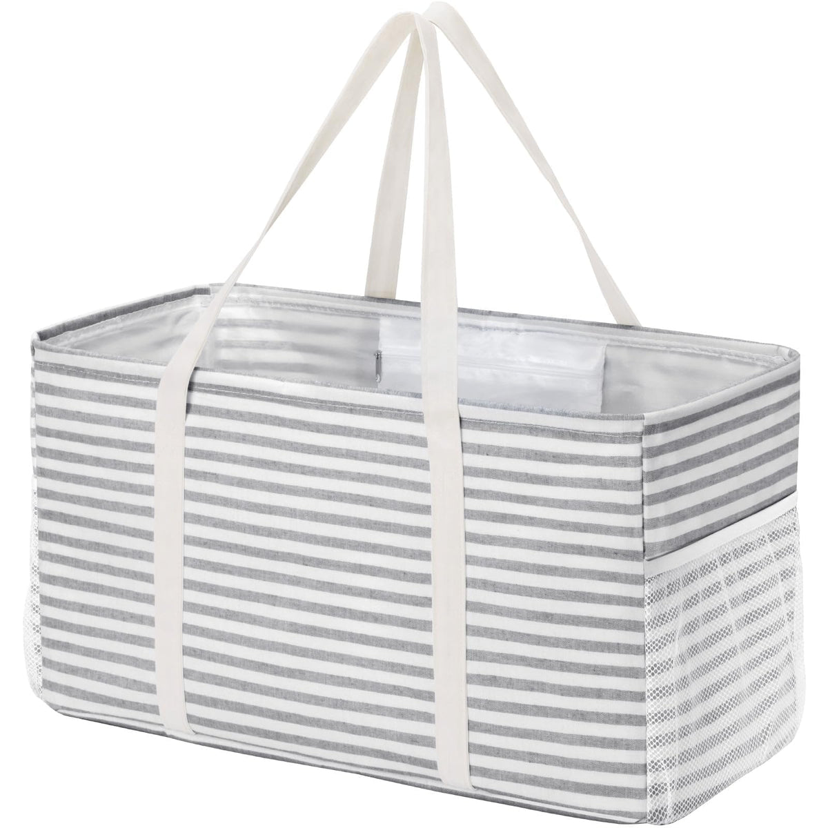 Lifewit extra large tote bag front view with ample storage for groceries.